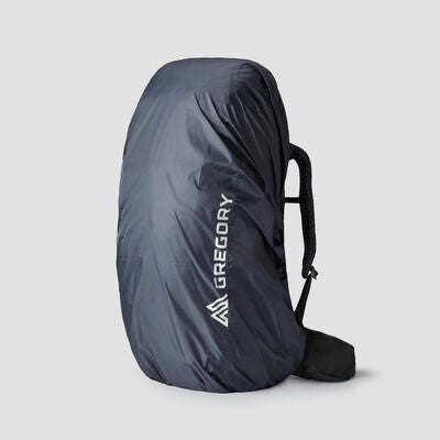 Raincover 80L-110L in the color Obsidian Black.
